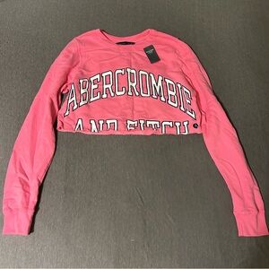 Abercrombie, small, pink sweatshirt